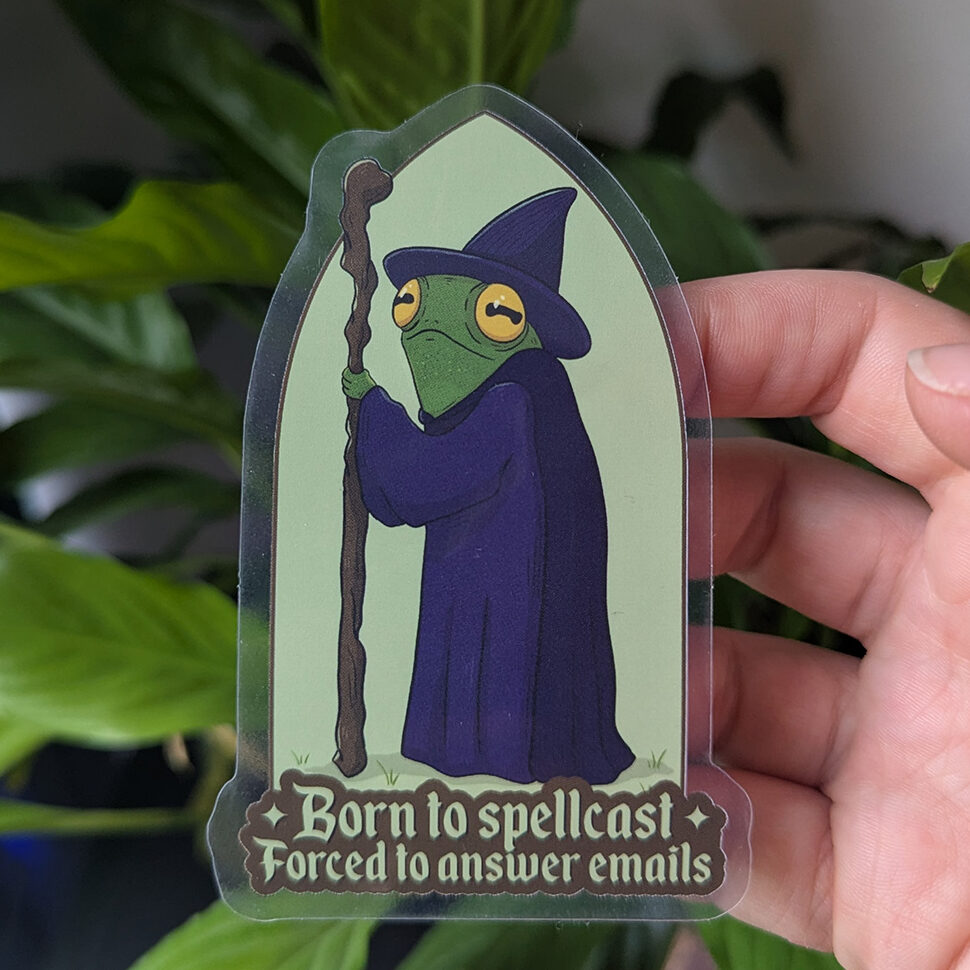 Born to spellcast - Sticker