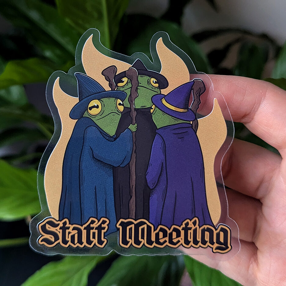 Staff Meeting - Sticker