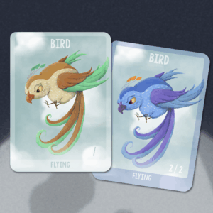 Bird #1 Dubbelsidiga Tokens - 5-pack