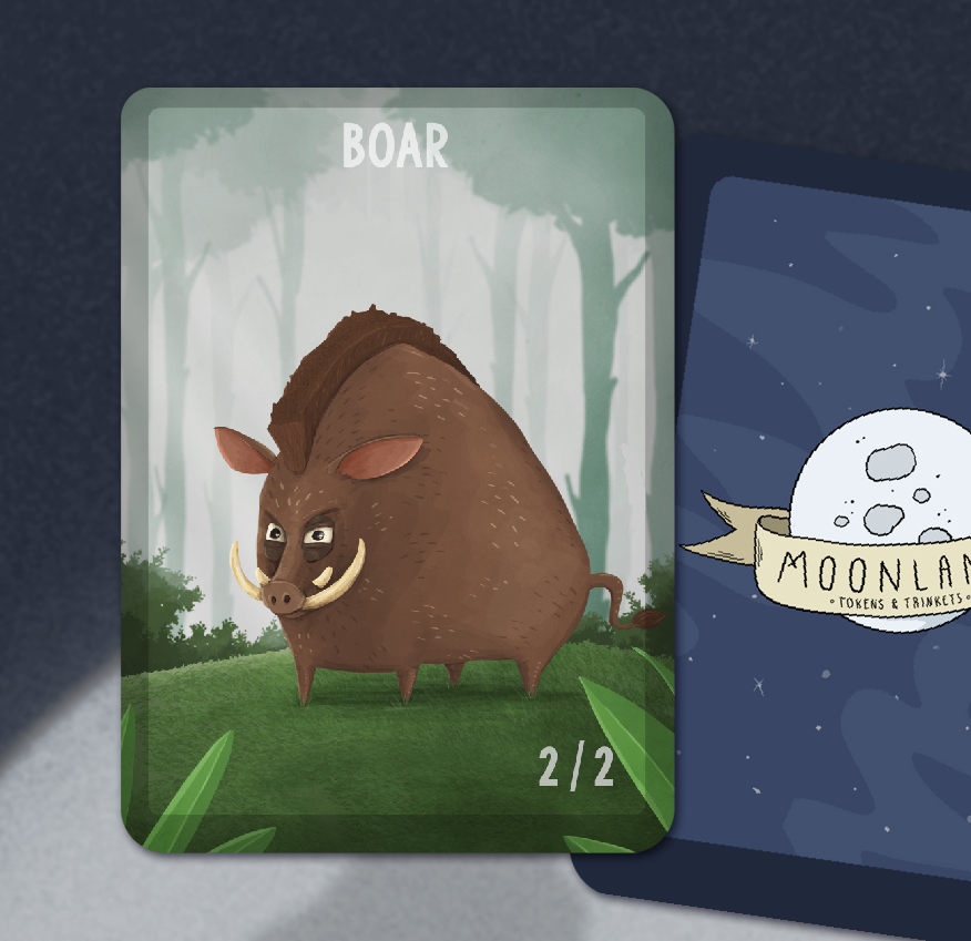 Boar Tokens - 5-pack