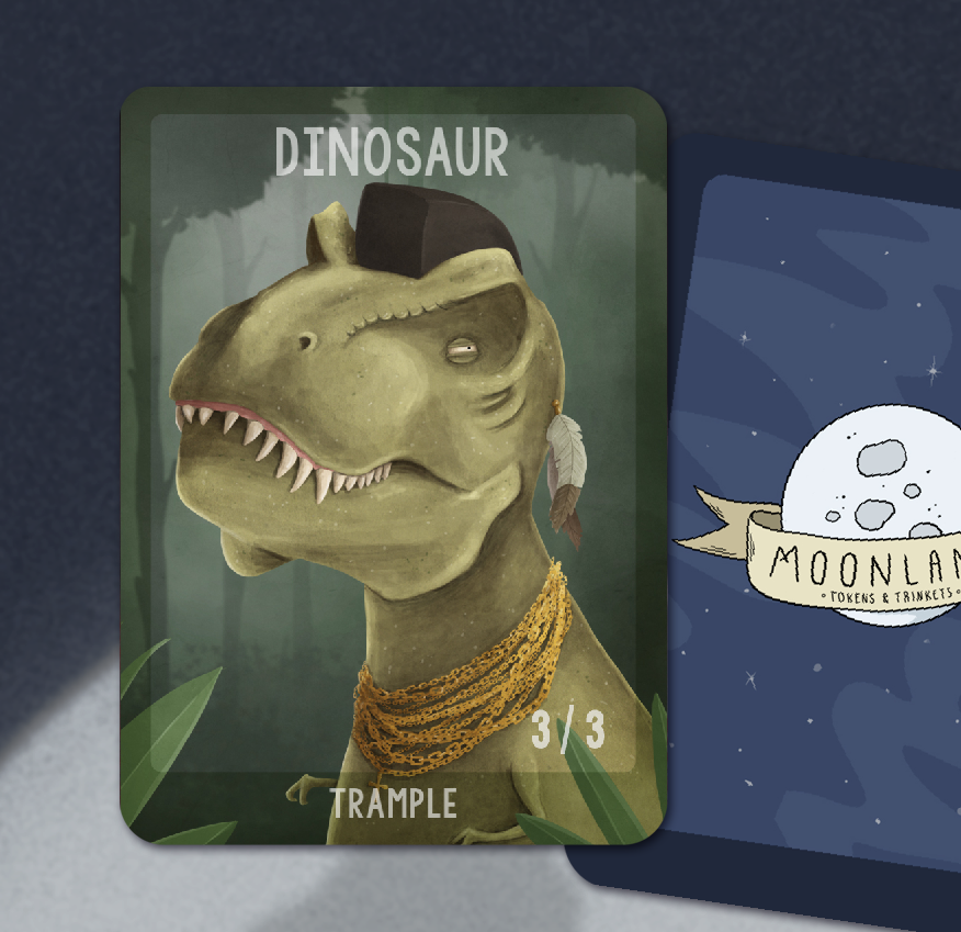 Dinosaur #1 Tokens - 5-pack