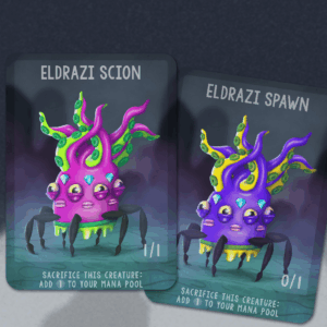 Eldrazi Scion/Spawn Dubbelsidiga Tokens - 5-pack