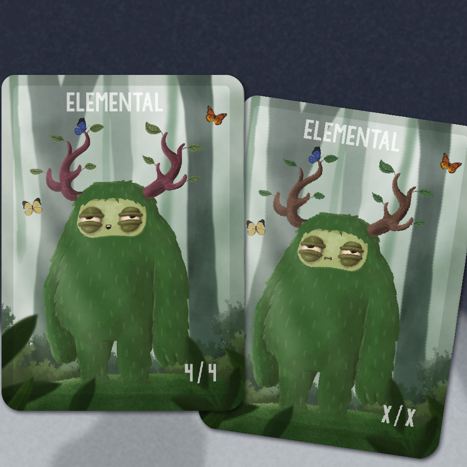 Elemental #5 Dubbelsidiga Tokens - 5-pack