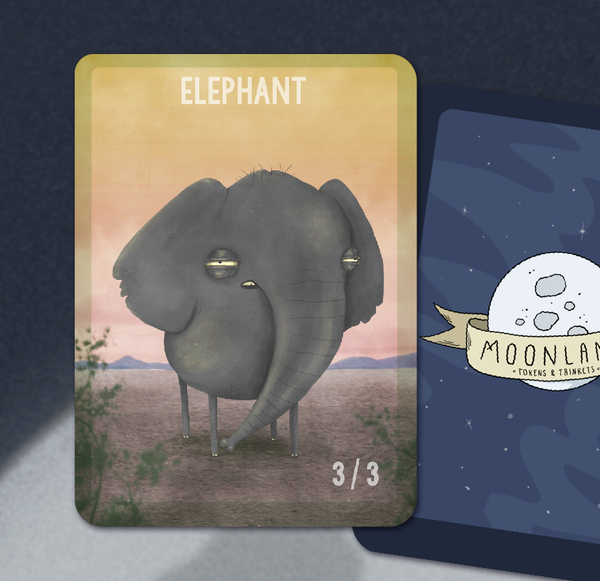 Elephant Tokens - 5-pack