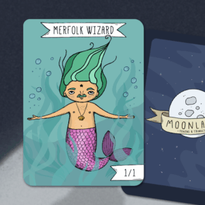 Merfolk Wizard Tokens - 5-pack