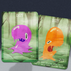 Ooze Dubbelsidiga Tokens - 5-pack