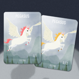 Pegasus Dubbelsidiga Tokens - 5-pack