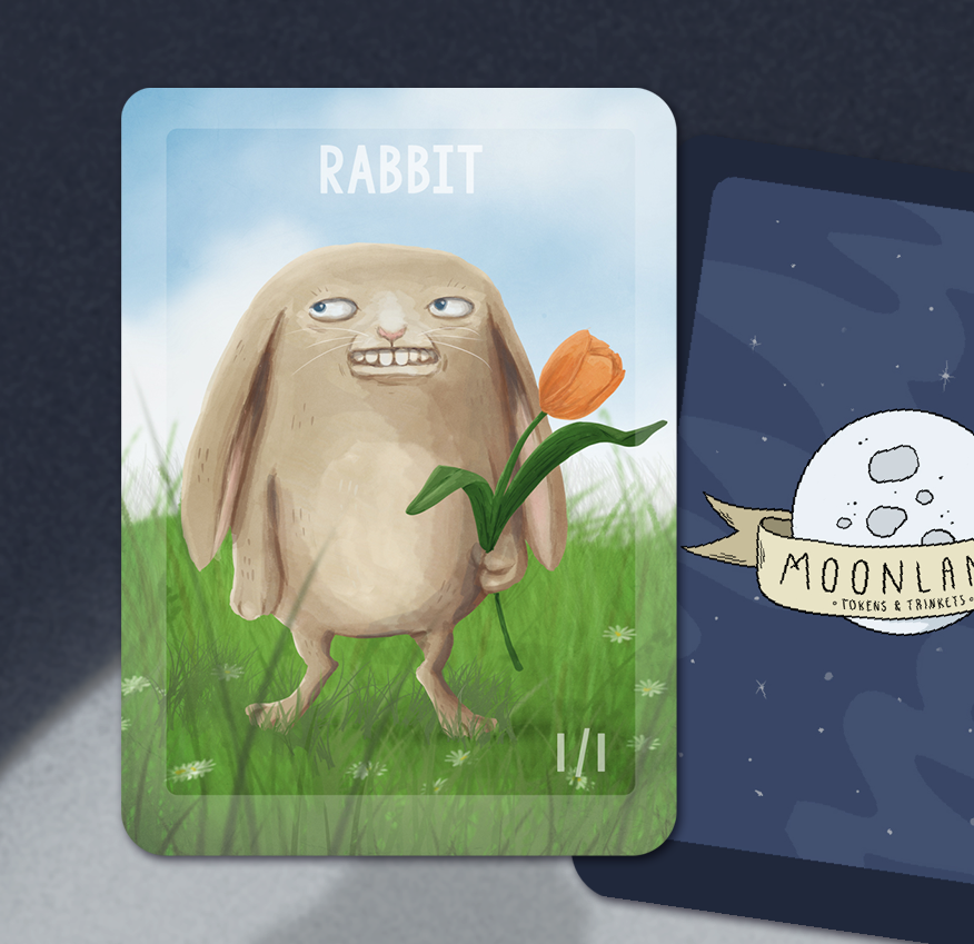 Rabbit Tokens - 5-pack