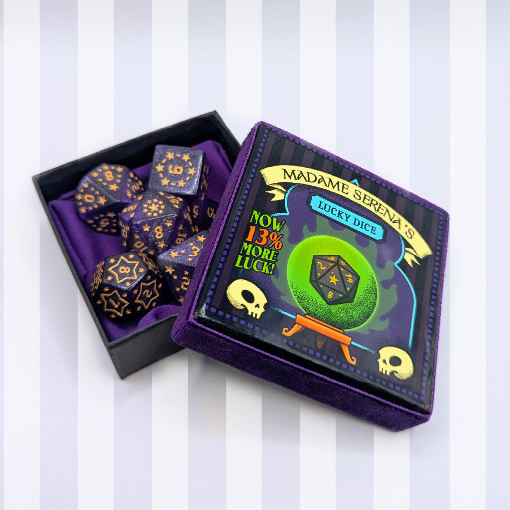 Madame Serena's Lucky Dice - Tärningsset